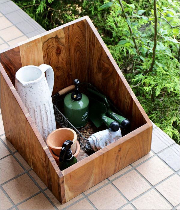 収納ボックス チーク おしゃれ 無垢材 天然木 シンプル ナチュラル