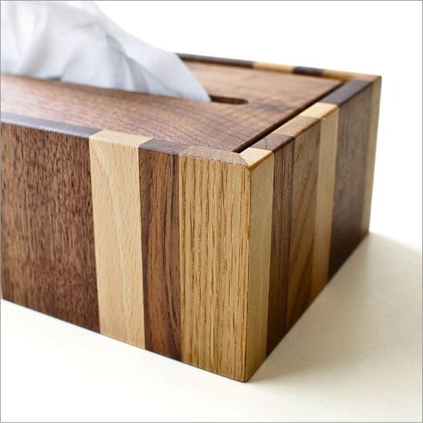 ティッシュケース 木製 おしゃれ ボックス シンプル ナチュラルウッド