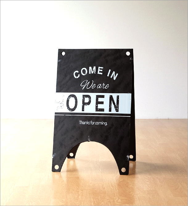サインボード 看板 オープン クローズ プレート サインスタンド 店舗