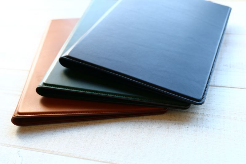 オーダーメイド】レザーバインダー／2つ折り／レザーボード／革製