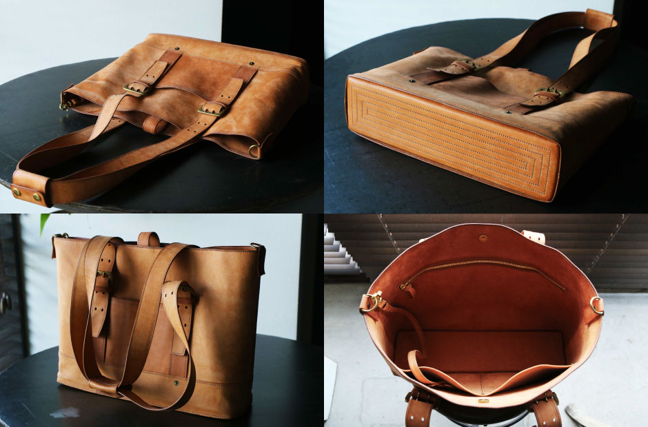 レザートートバッグ／A4サイズ／パソコン収納／お任せオーダー