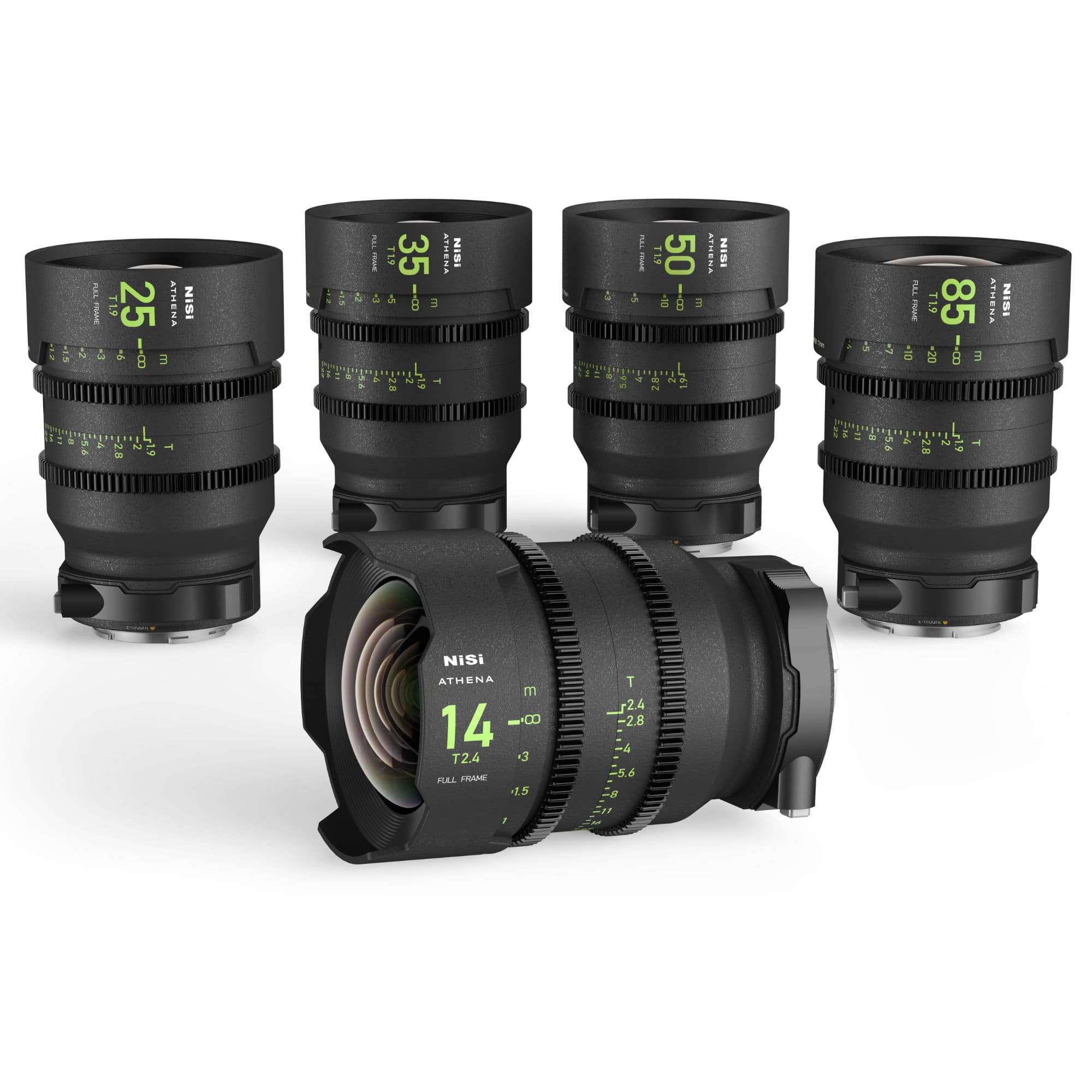 NiSi(ニシ) ATHENA PRIME LENS SET(14mm/25mm/35mm/50mm/85mm) ソニーE