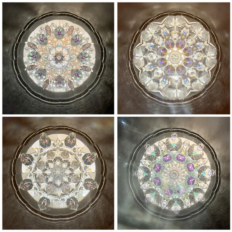 関一「雪の結晶カレイドスコープ ペンダント」（SE-SKP2800S）2ミラー