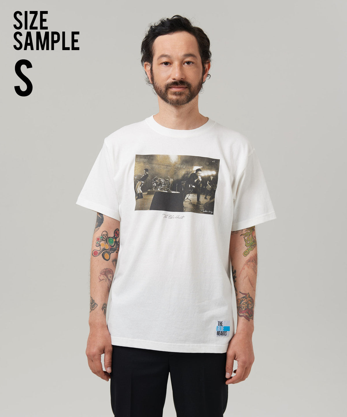 GB0325/BH02 : THE BLUE HEARTS Collage T-Shirt / ザ・ブルーハーツ