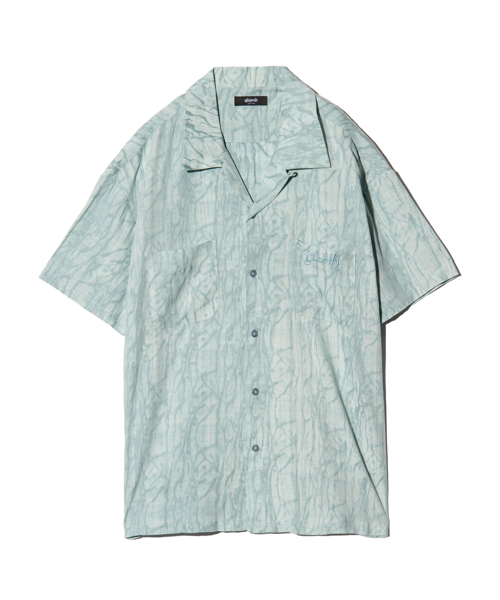 GB0225/SH14 : Crack Open Collar Shirt / クラックオープンカラー
