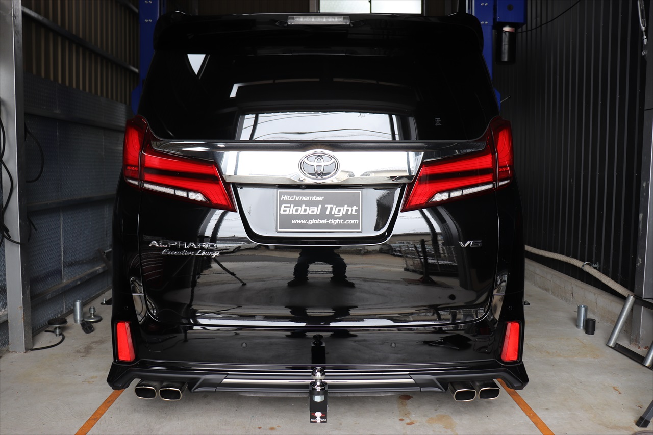 アルファード30系後期TRDエアロマフラー用ヒッチメンバー | 高強度