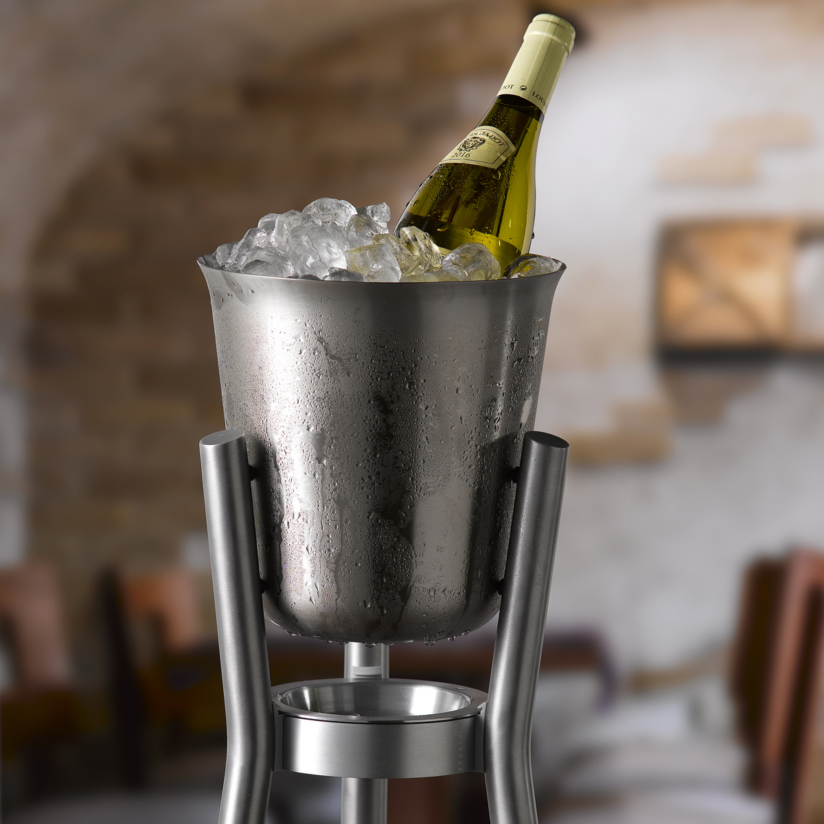 ROCKET ワイン シャンパンクーラー＆スタンド ステンレス/高級ワイン