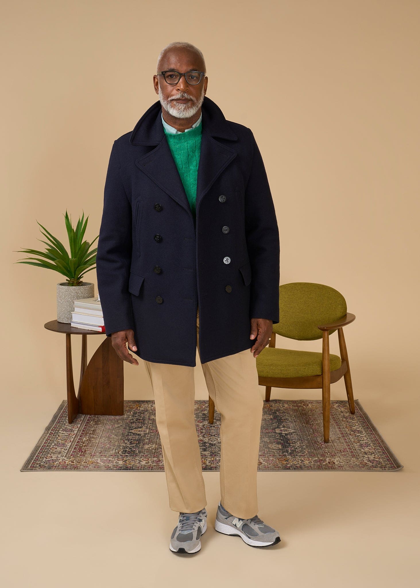 Men's Churchill Peacoat Navy | Gloverall