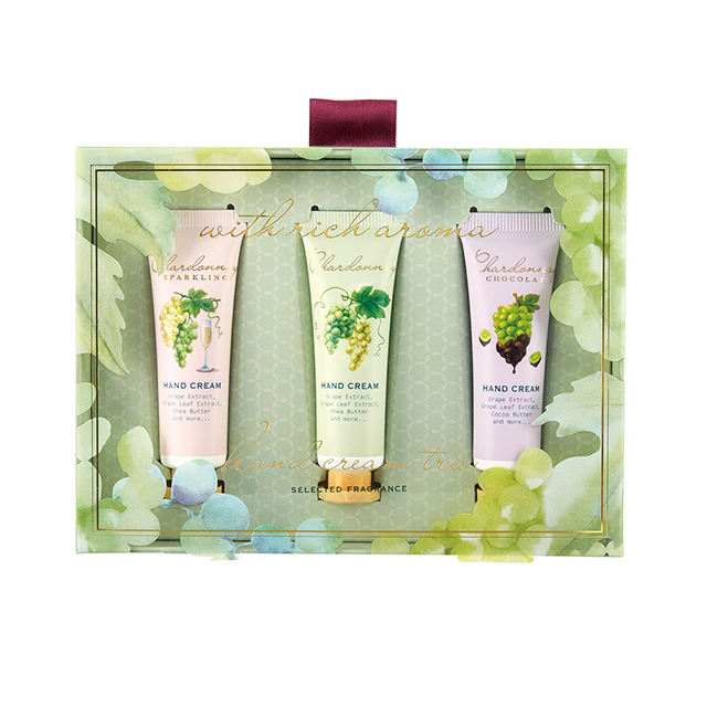 シャルドネ ハンドクリームトリオ （ミニハンドクリーム3本セット