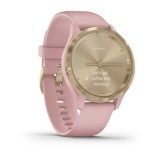 Garmin vivomove 3s Rose Gold with Light Sand Silicone Band