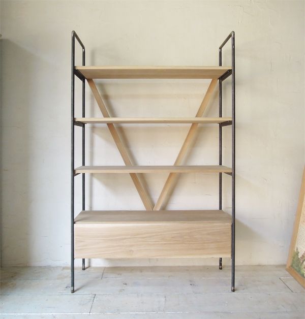 店舗用ディスプレイシェルフ(アイアン)のオーダーメイド@大阪関西のGF