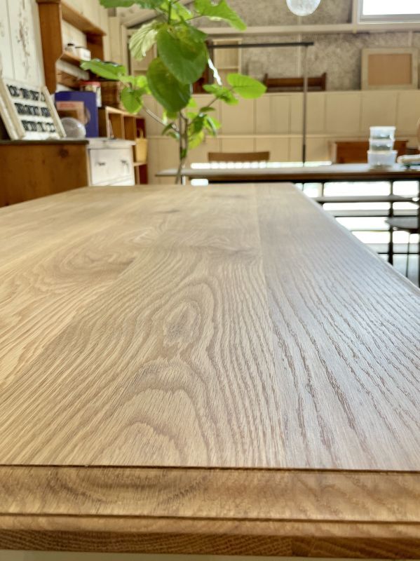 アンティーク家具のようなファーマーズダイニングテーブルW1800@大阪