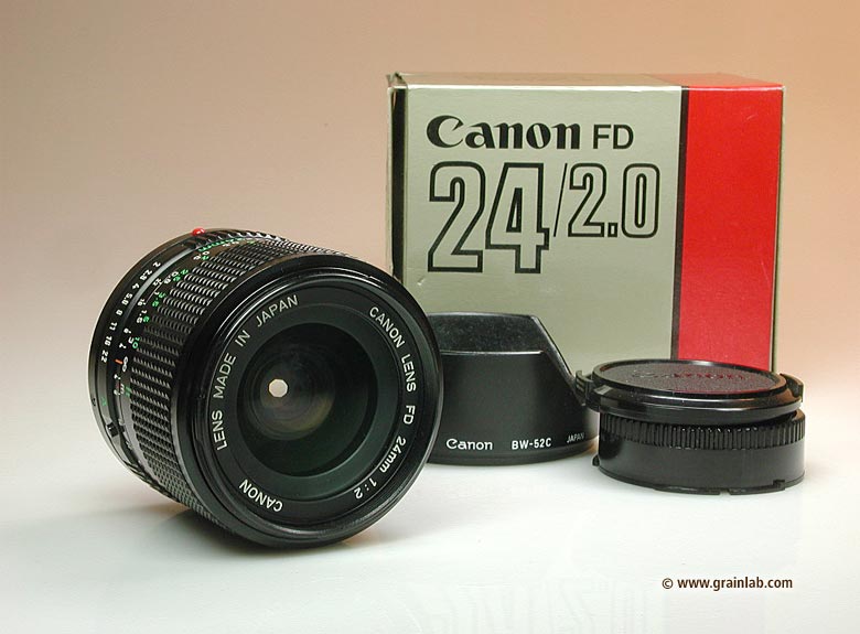 美品】Canon NEW FD 24mm F2 フード BW-52C 希少 美品】Canon NEW FD