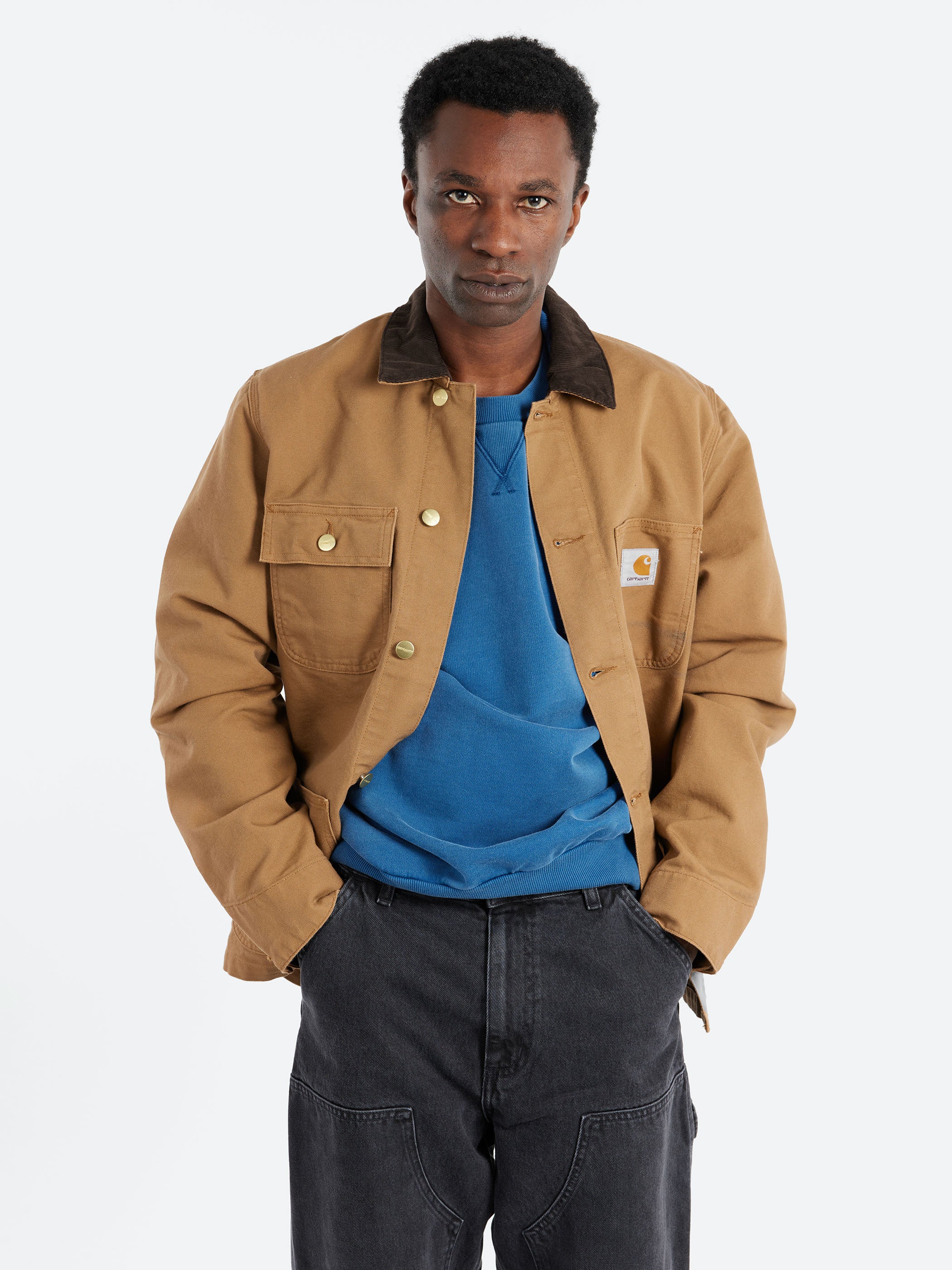Carhartt WIP - Michigan Chore Coat (Spring) in Hamilton Brown and