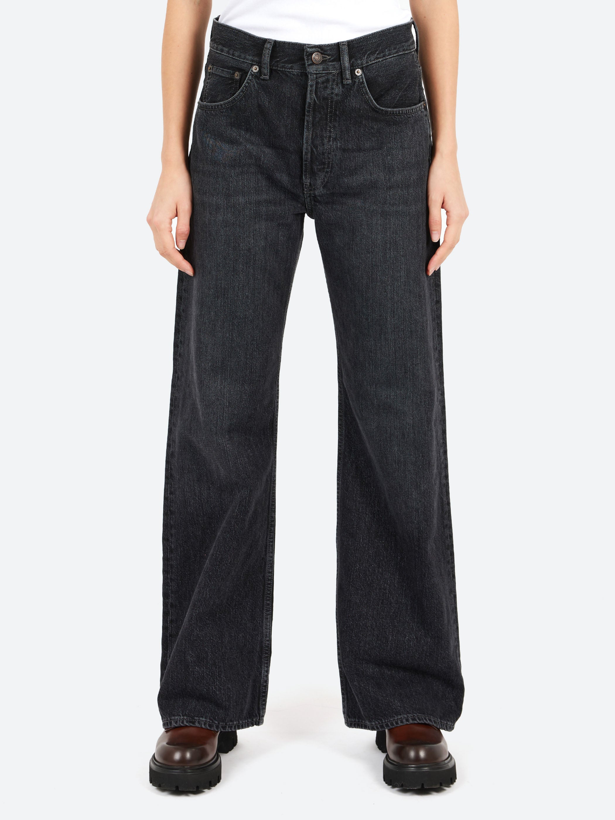 Acne Studios - 2021F Loose Fit Jeans in Mid Blue – gravitypope
