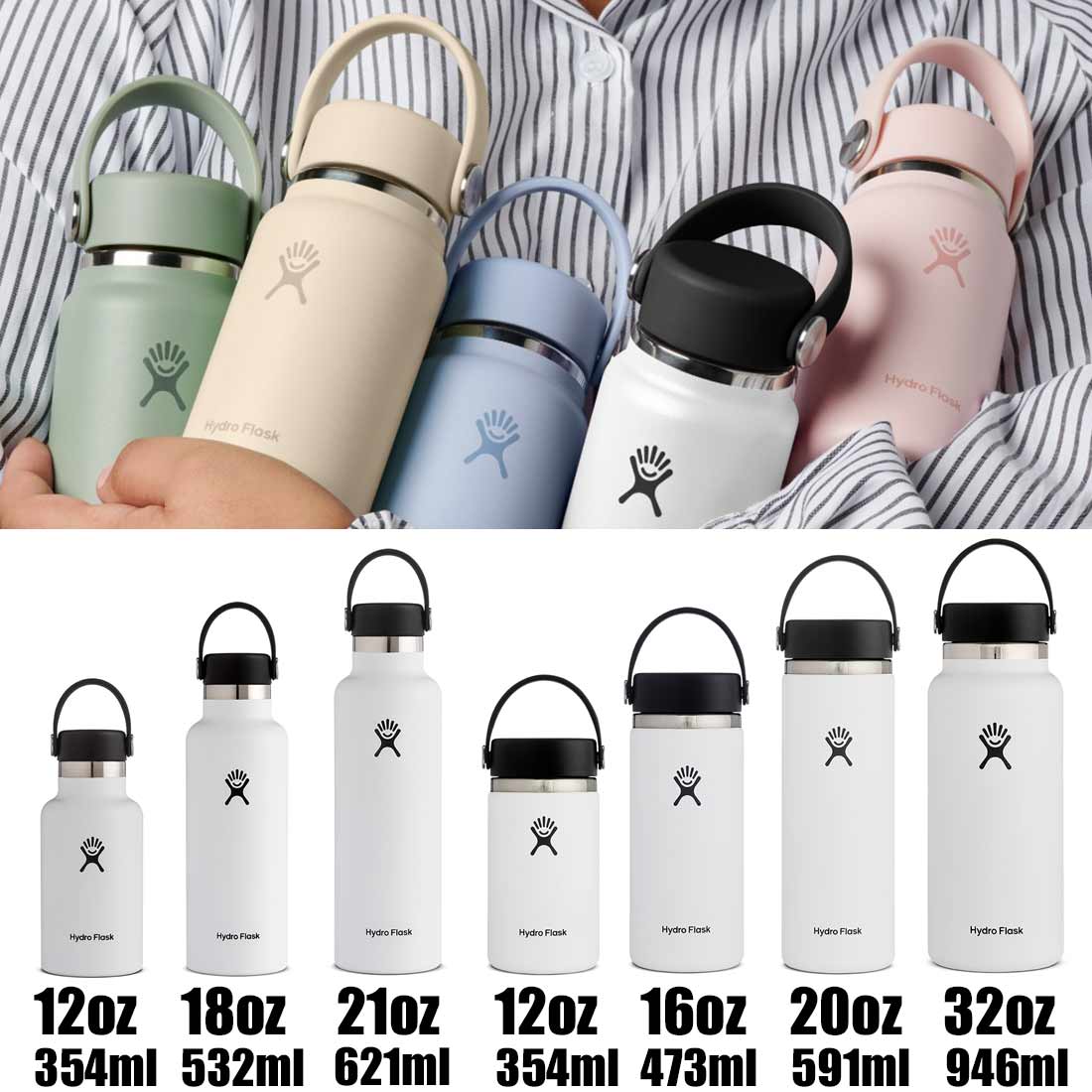 ハイドロフラスク ステンレス スティール コレクション ワイドマウス