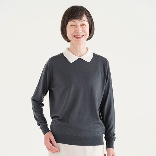 クレリック ポロニット 長袖