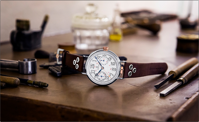オメガ(OMEGA) 1913年製のオリジナルムーブメントを修復、搭載した