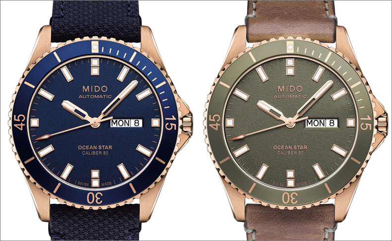 ミドー(MIDO) スポーティーでシックなダイバーズウォッチ、オーシャン