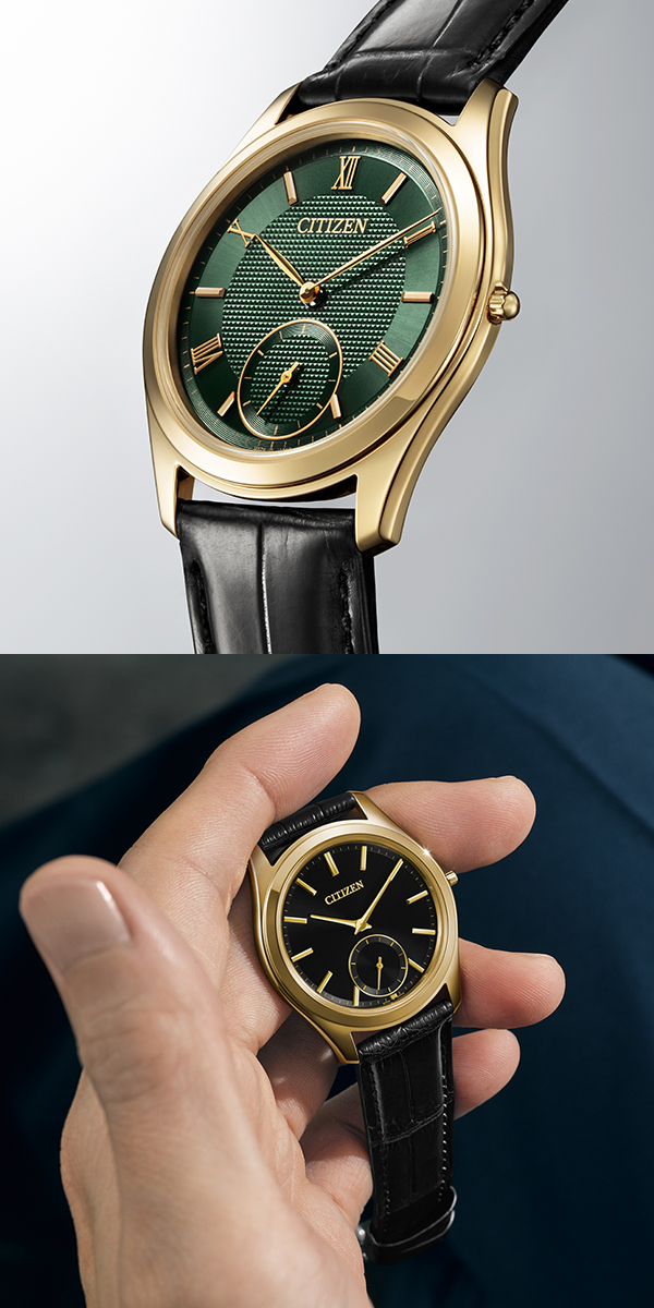 2025新作 世界最薄1.00mm厚の光発電エコ・ドライブ ムーブメントを搭載