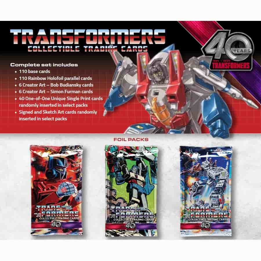 2024 Transformers 40th Anniversary Collector's Trading Cards Box