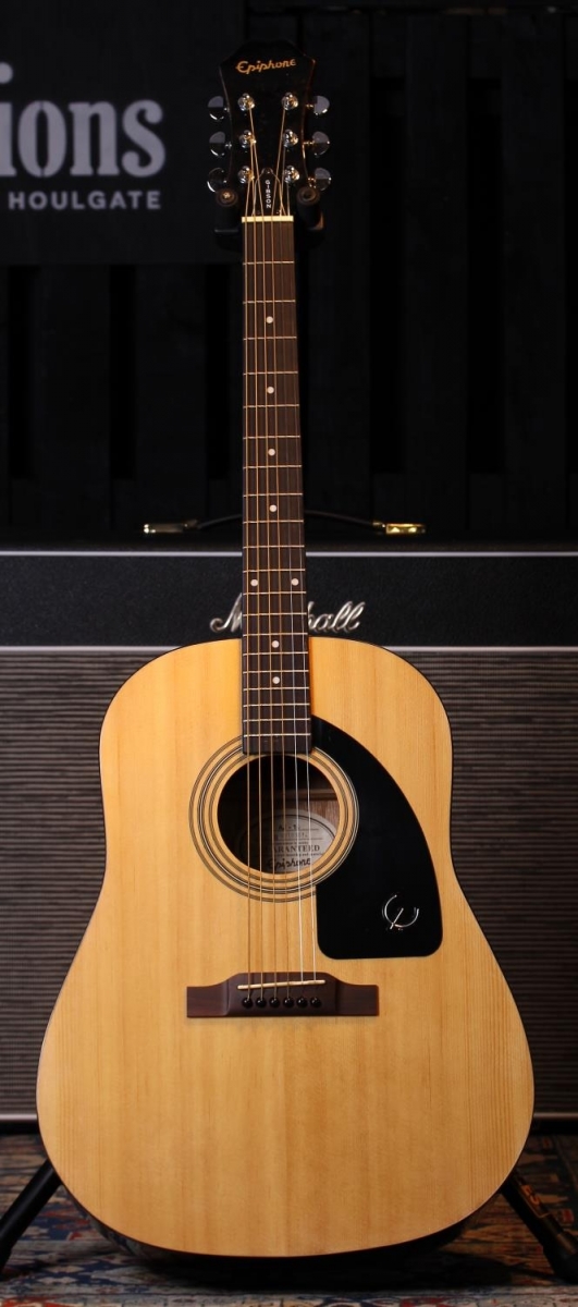 Epiphone AJ-10 acoustic guitar, made in Indonesia, with soft bag