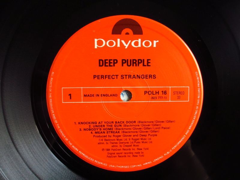 Deep Purple / Perfect Strangers - Guitar Records