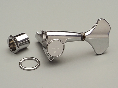 ゴトー ベース ロートマチックタイプペグ 4連 クローム GOTOH GB707-L