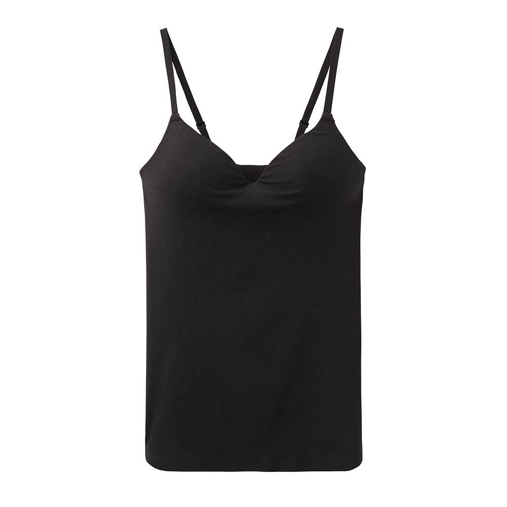 Fitte COOL】ブラキャミソール KB9157K :レディース トップス