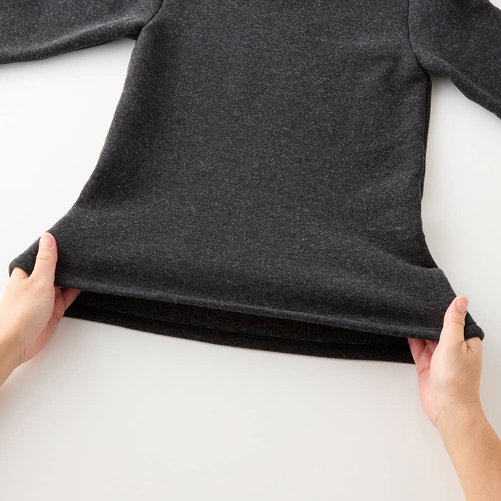 厚手ウール混起毛】8分袖インナー MA7146 :レディース トップス