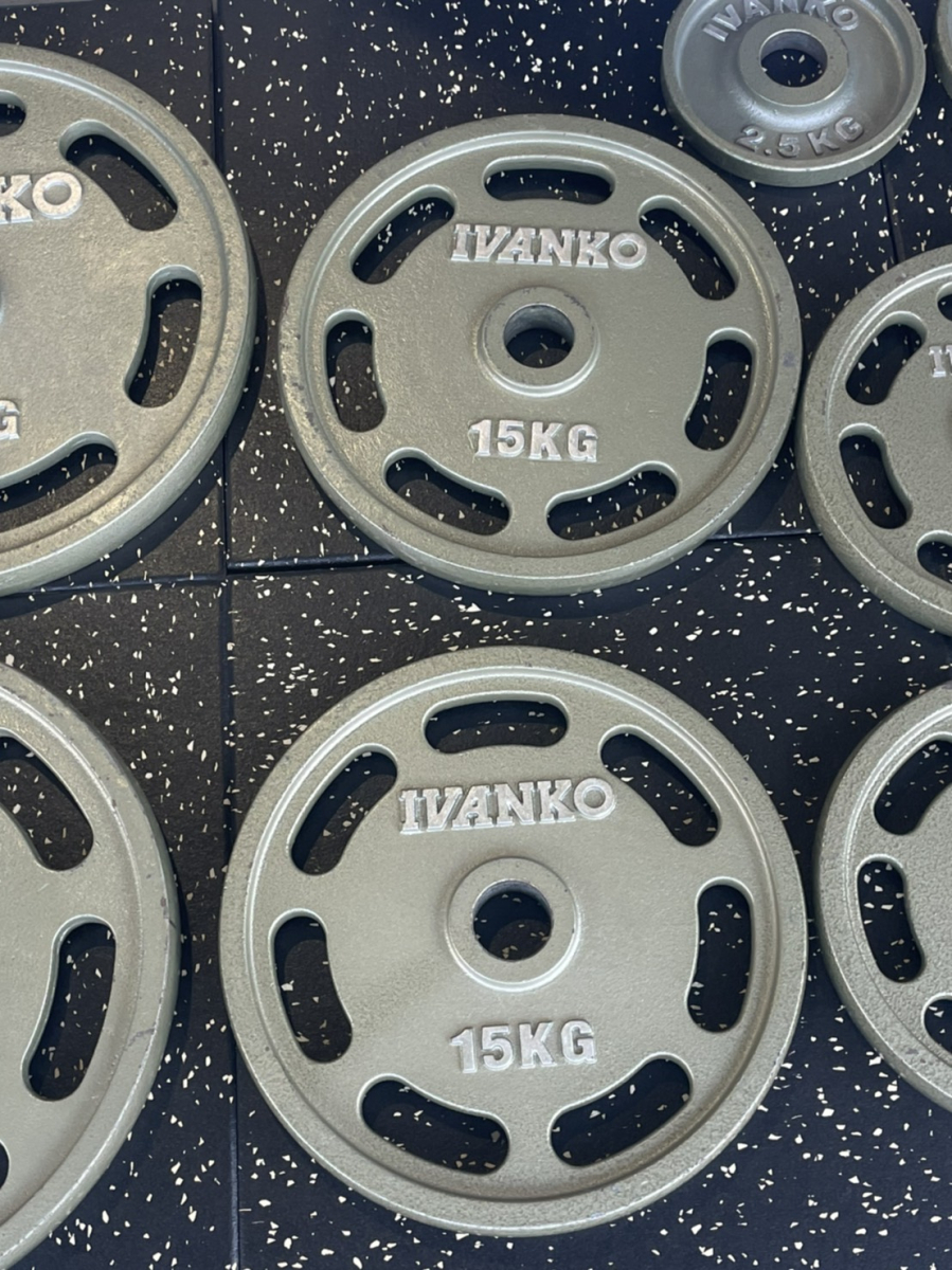 OMEZ イージーグリッププレートセット（中古）（IVANKO）-ジムガレージ