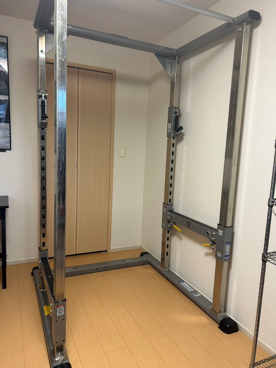 パワーラック CPR-265 ＋ ディップスアタッチメント付き（中古）（タフ