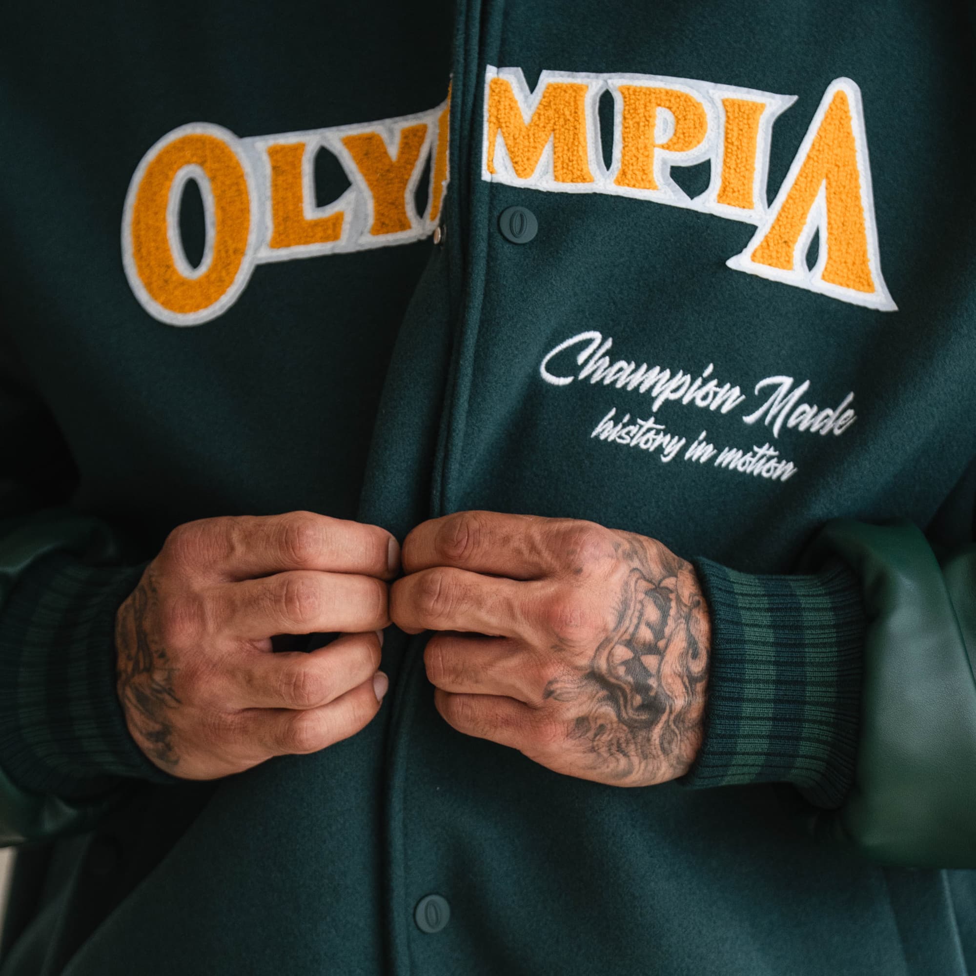 Olympia Champions Made Varsity Jacket