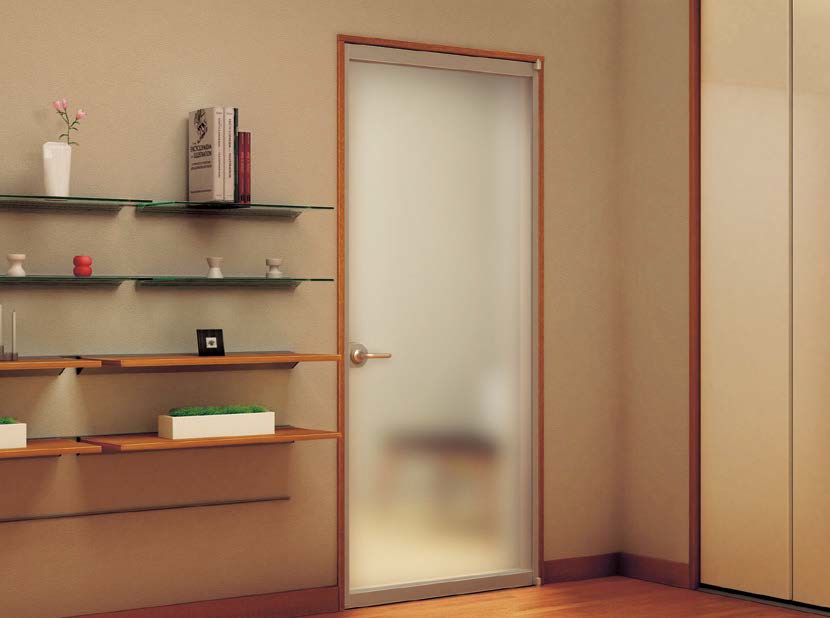 ガラスドア（開き戸） AF-25D - オーダーメイド ガラス・ドアの専門店