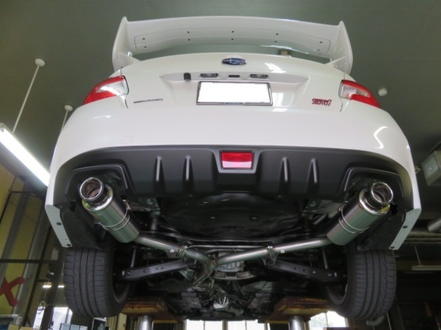 スバル WRX STI VAB HKS ハイパワーSPEC-L マフラー交換｜自動車