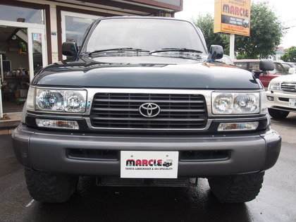 ランクル80後期モデル！リフトアップクリスタルヘッドライト！純正