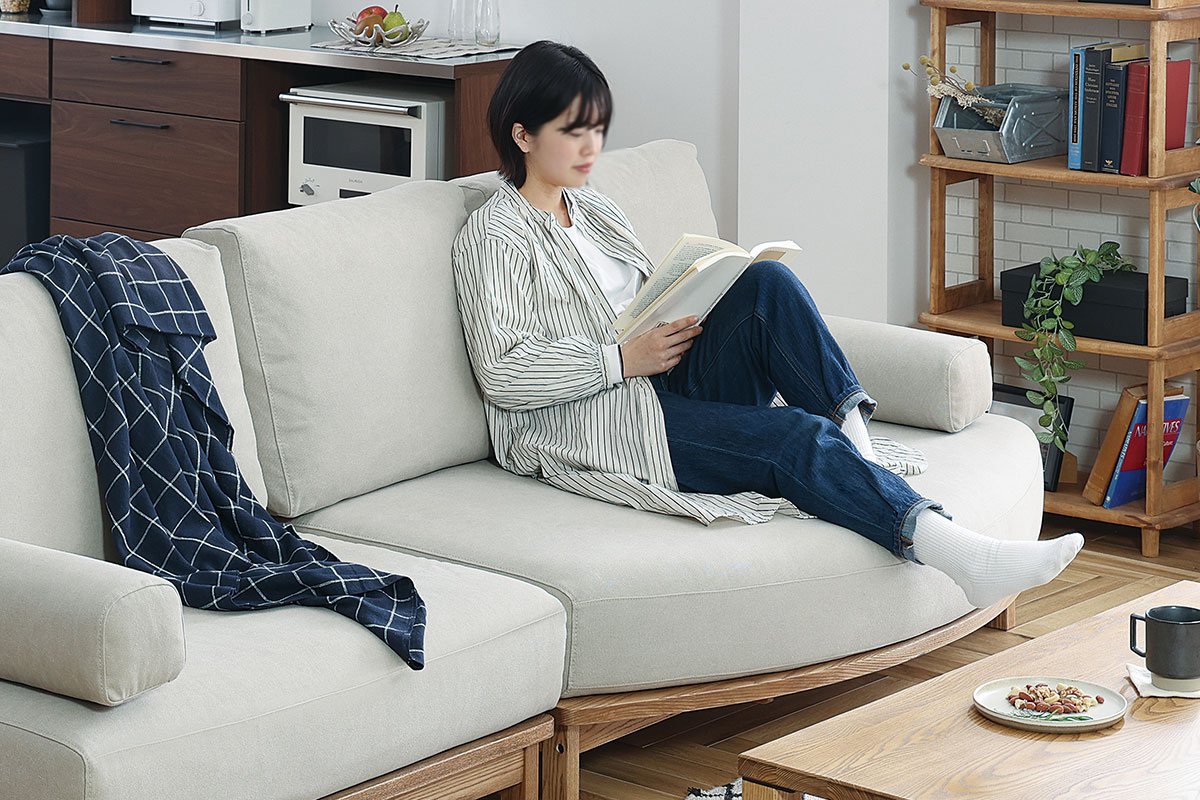 幅142cm] MANNER ソファ 変形2人掛け | DOUBLEDAY ONLINE SHOP