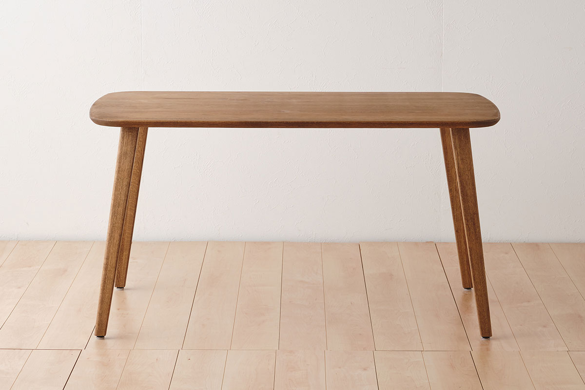 幅135cm] RADYダイニングテーブル(ブラス脚) | DOUBLEDAY ONLINE SHOP