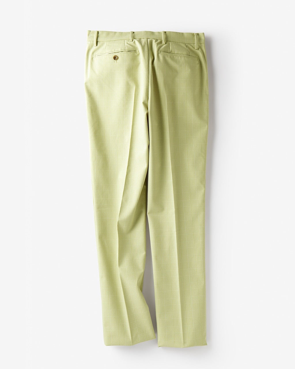 柄コットンツイルパンツ／ノータック/DoCLASSE