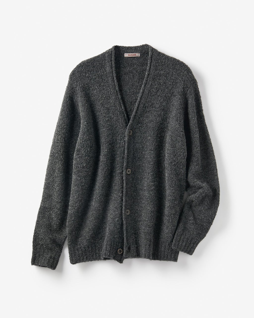 アルパカ混 コンフォートカーディガン/DoCLASSE