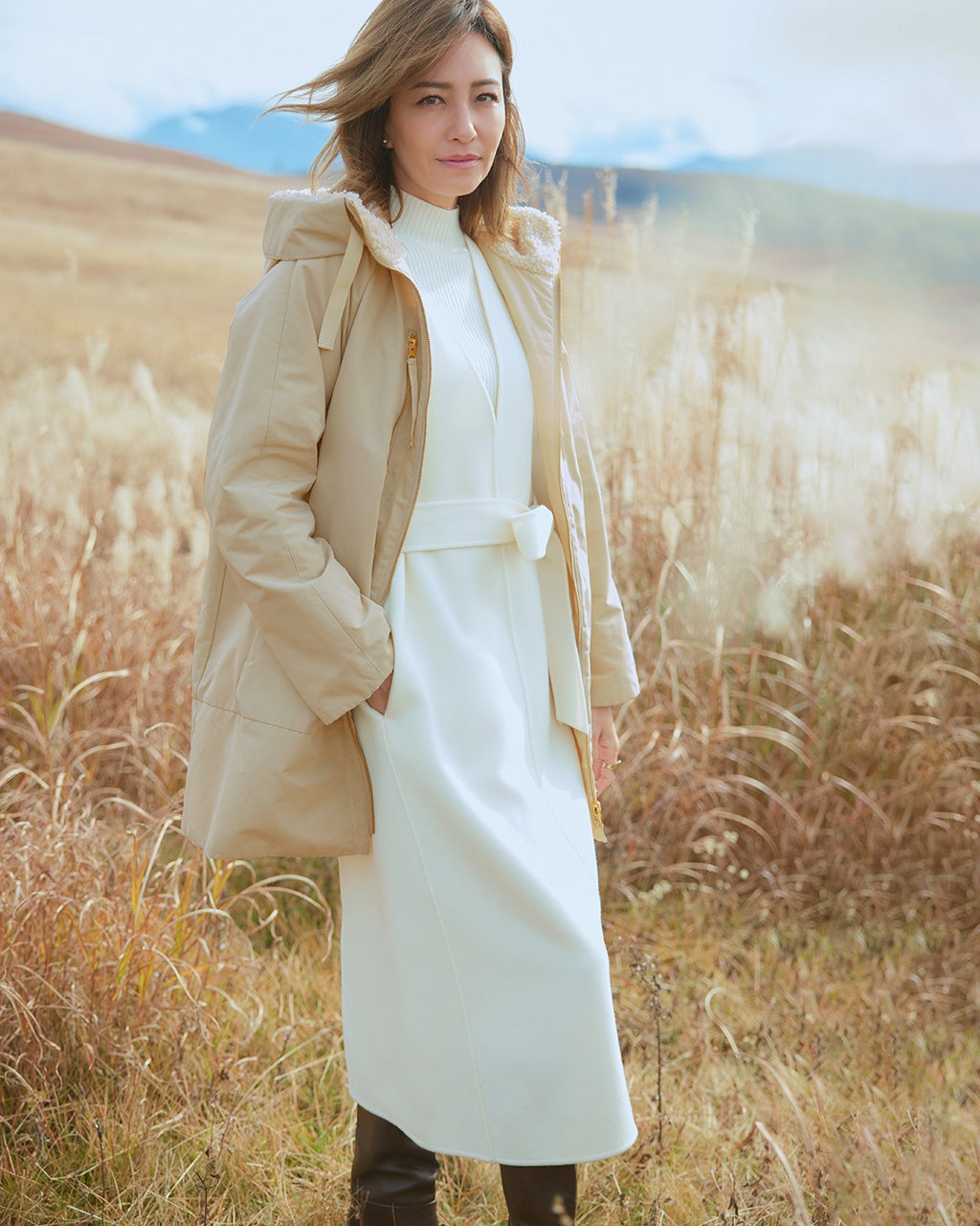 マジカルサーモ・ボアフードコート/DoCLASSE