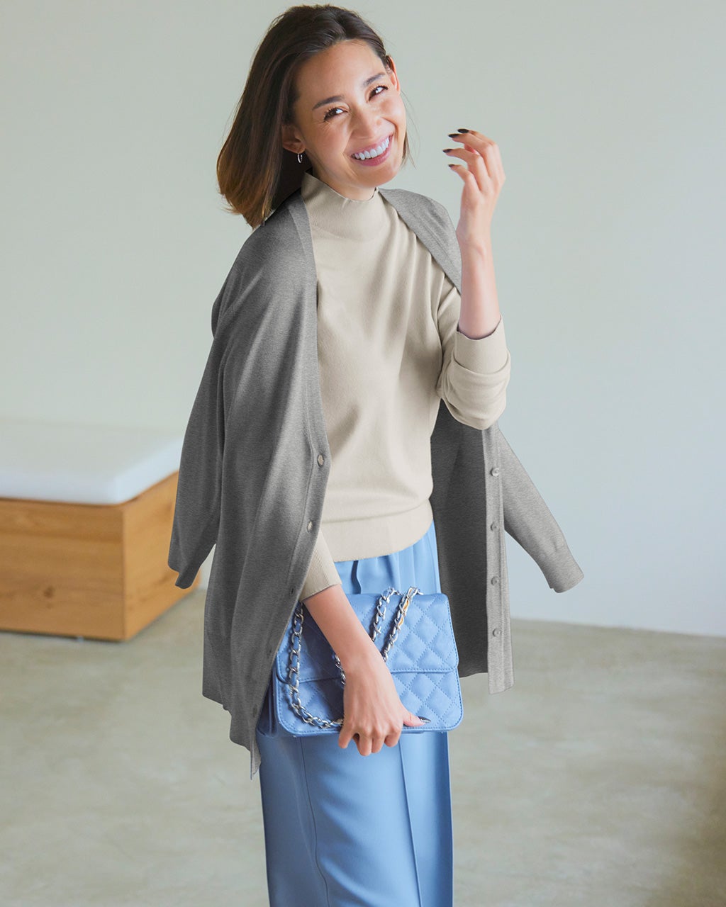 シルクフィール・アンサンブルニット/DoCLASSE