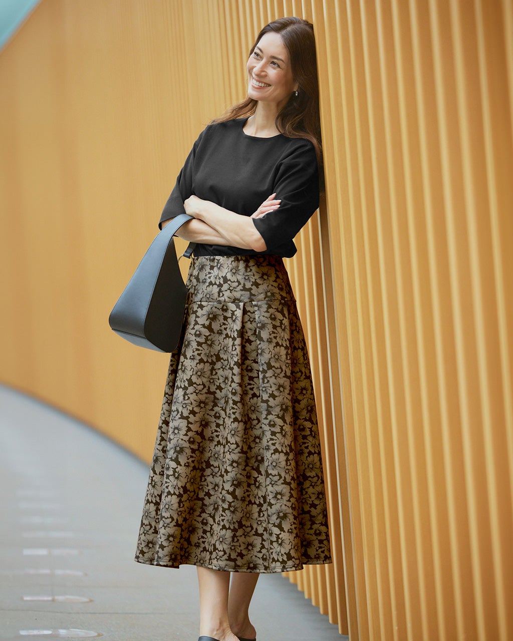 ドゥクラッセTシャツ×ダブル編みジャージー・セットアップ/DoCLASSE