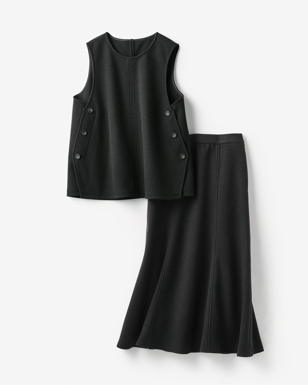 ウール混ニードル・セットアップ/DoCLASSE