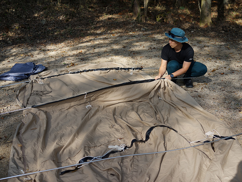 カマボコテントソロTC（タン） T2-604-TN - DOD（ディーオーディー