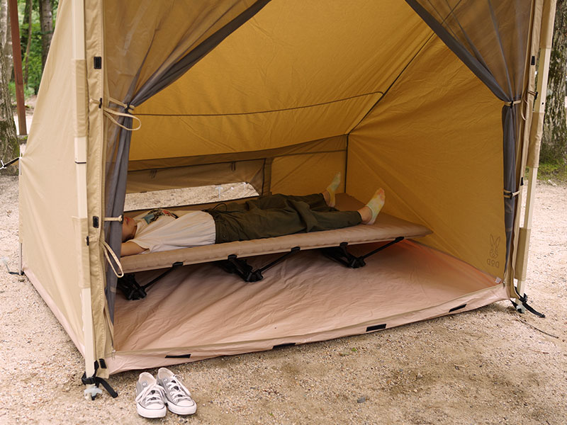 販売終了】TCサイドテントM（タン） T1-680-TN - DOD（ディーオー