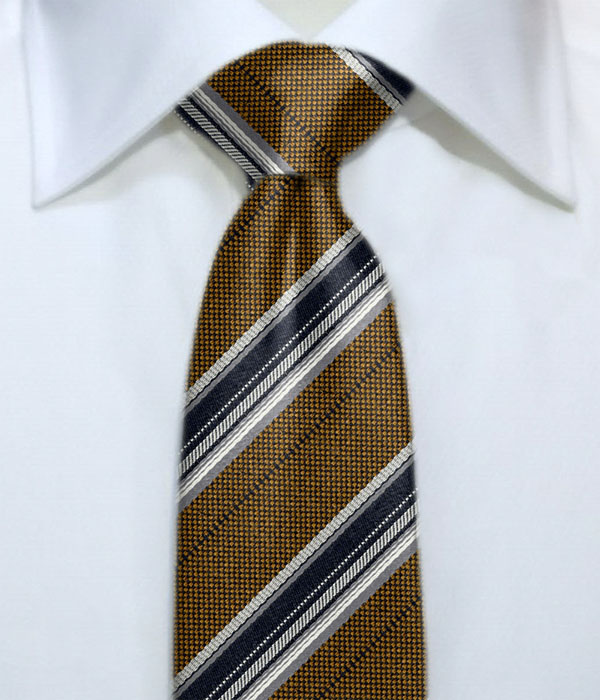 国産】ブラウン レジメンタル ネクタイ | 土井縫工所 公式通販