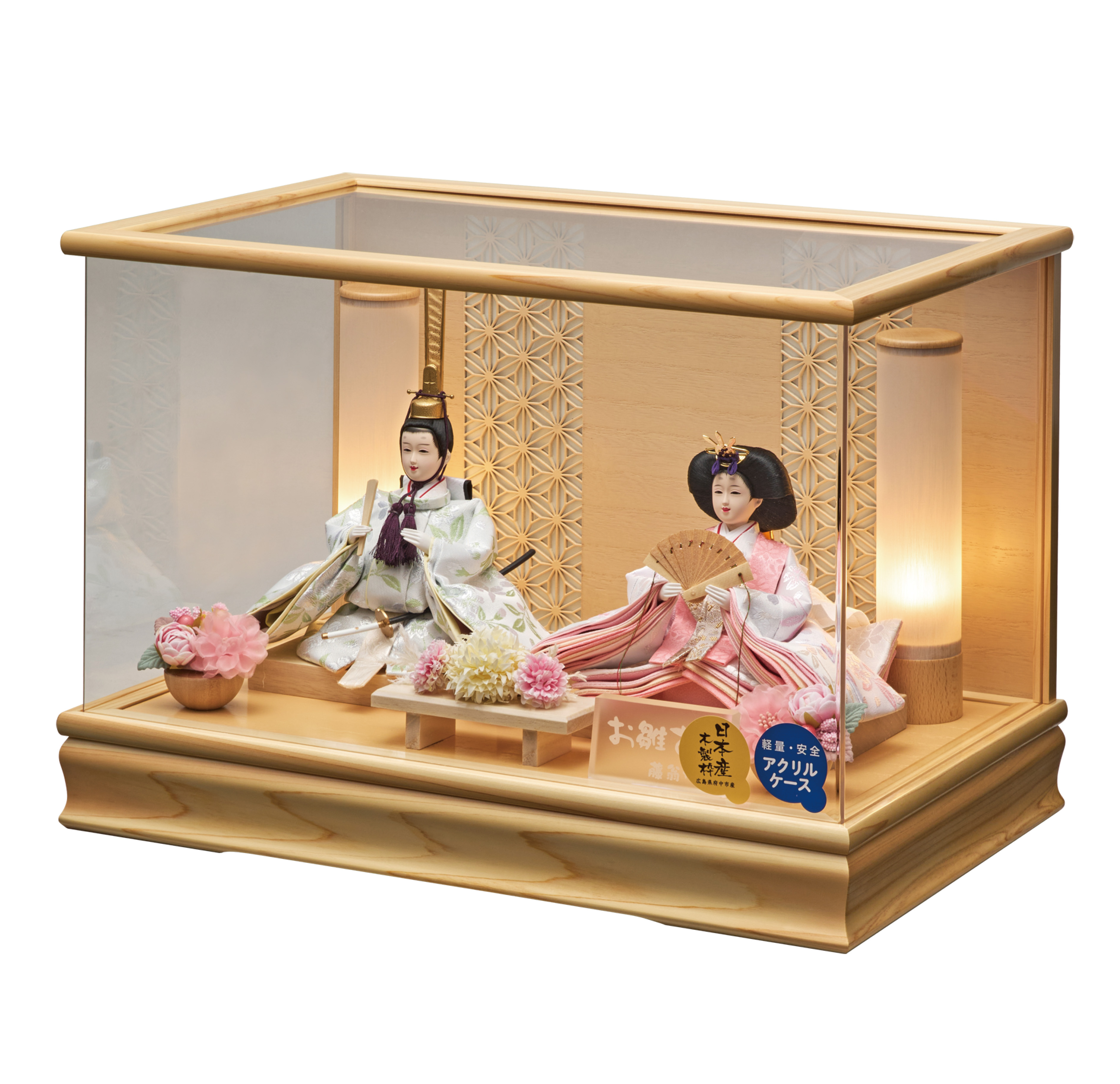 お手頃 幅49cmアクリルケース | 人形のふじなみ | 藤翁作 株式会社 藤浪