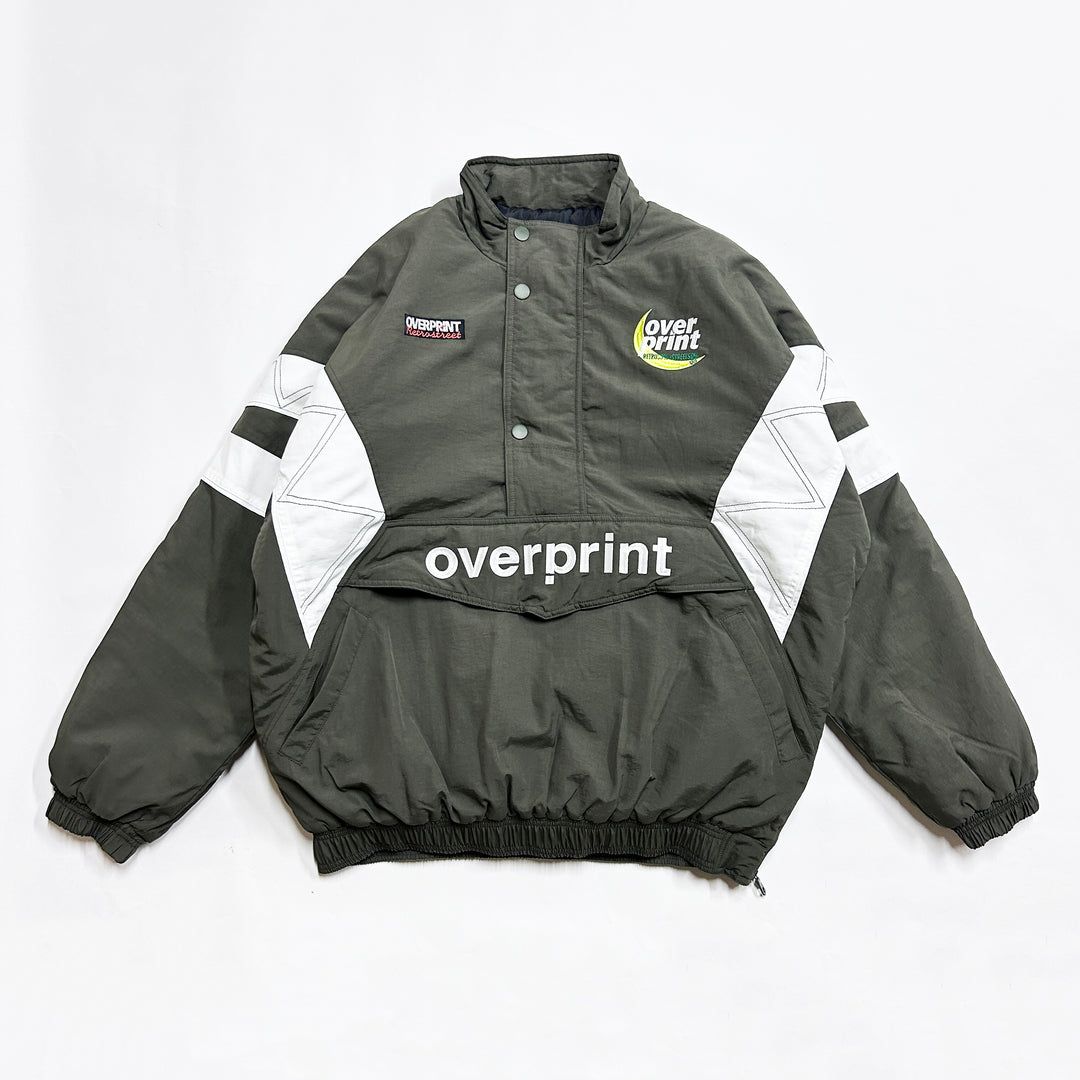 over print - HALF ZIP STADIUM-JKT | DOLL