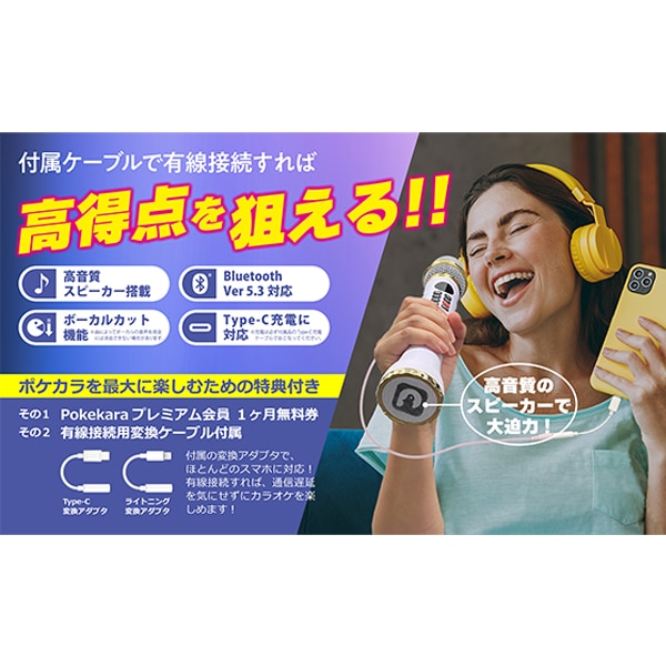 Pokekara公認カラオケマイク｜AV/音響/イヤホン｜商品紹介｜ドン